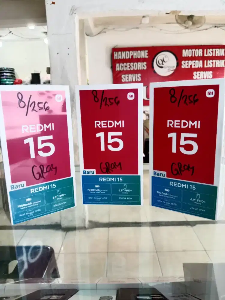 Terbaru Redmi 15 dengan baterai nya 7000mAh nihh guyss