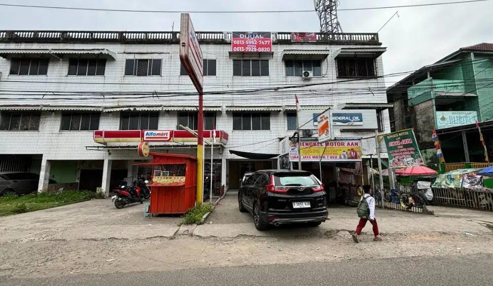 di jual murah ruko di dekat pasar 7 ulu palembang