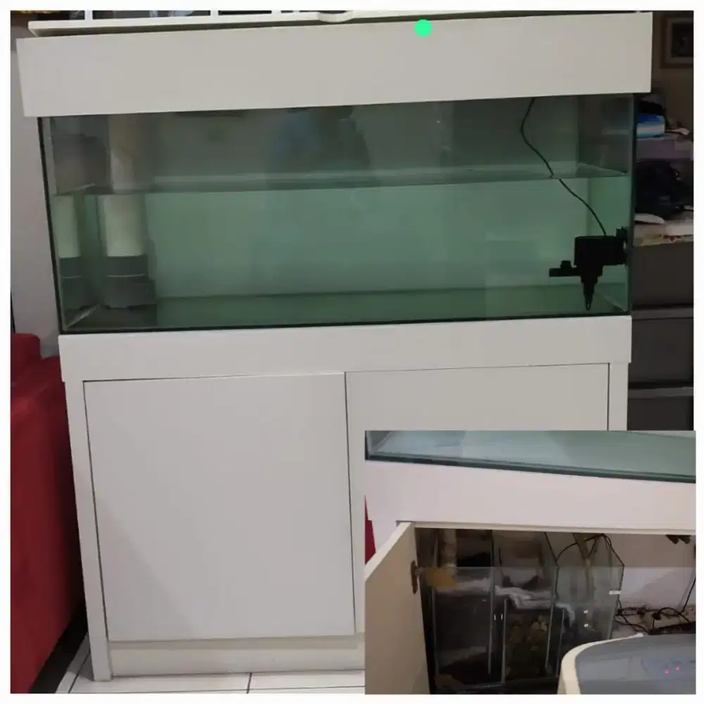 Preloved Aquarium

Ukuran = 120 x 50 x 50 cm
Hrg 1 set