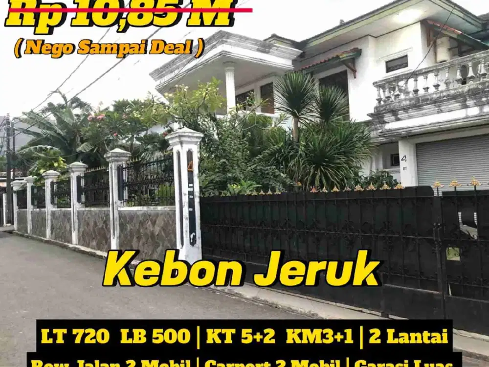 Dijual Murah Strategis Rumah Dekat Arteri Jalan Panjang Kelapa Dua Jakarta Barat ✨