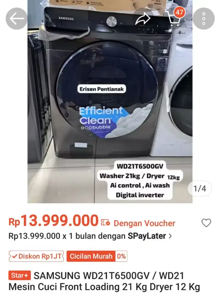 Mesin Cuci Pintar merek Samsung