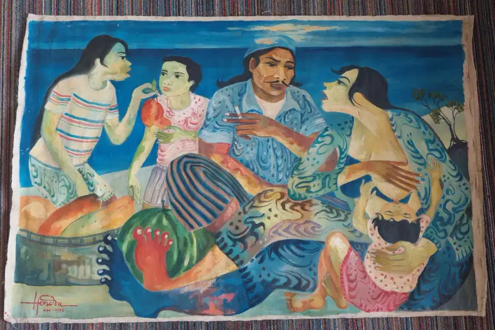 Lukisan Karya Hendra Gunawan Tahun 1972