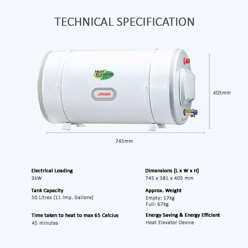 Joven Storage Water Heater JH50