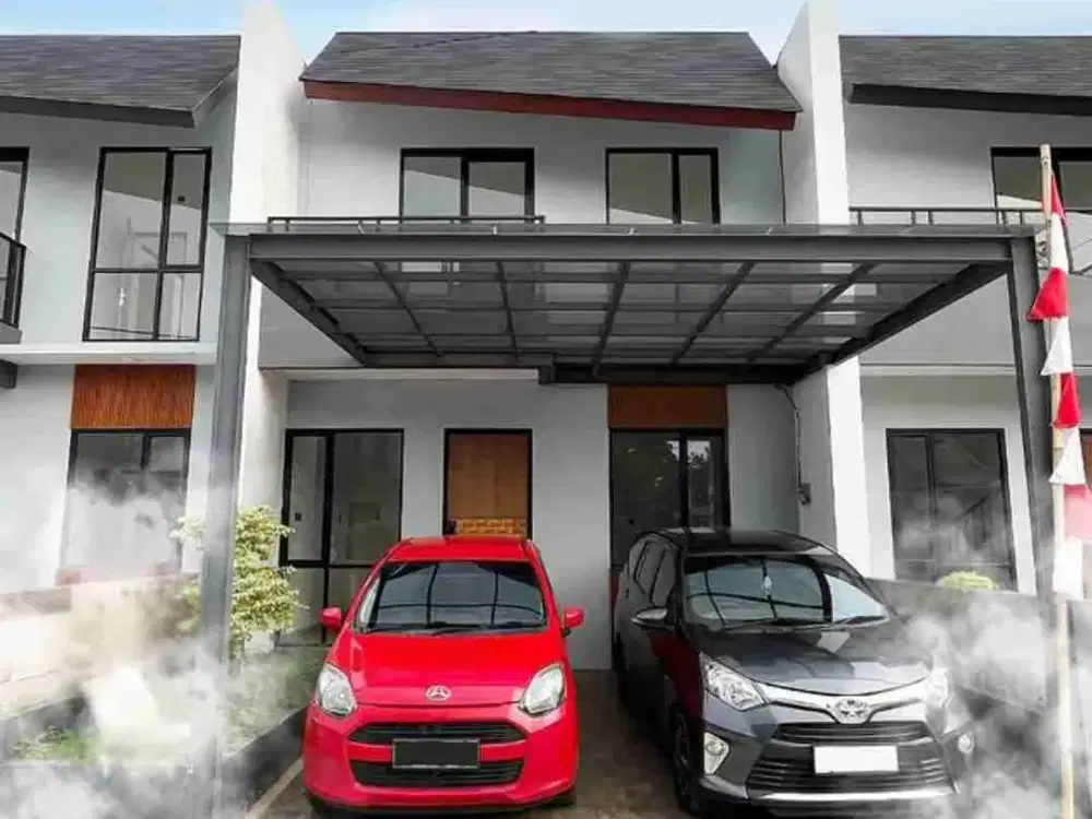 Rumah Modern Tropikal Ramah Lingkungan Dekat Stasiun Bogor
