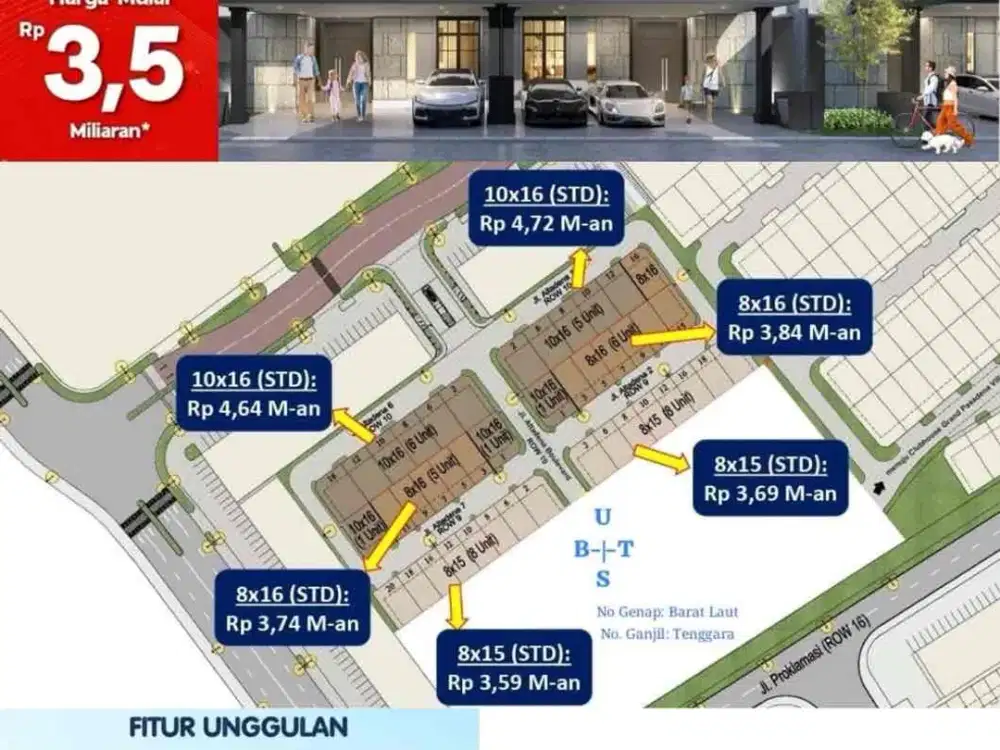 cluster baru paramount land altadena residences