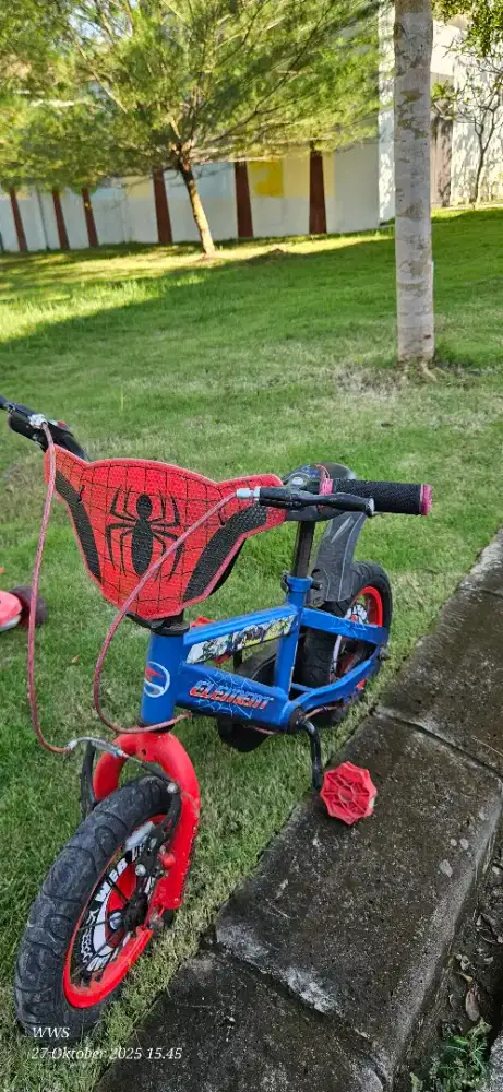 Sepeda Spiderman & Transformer