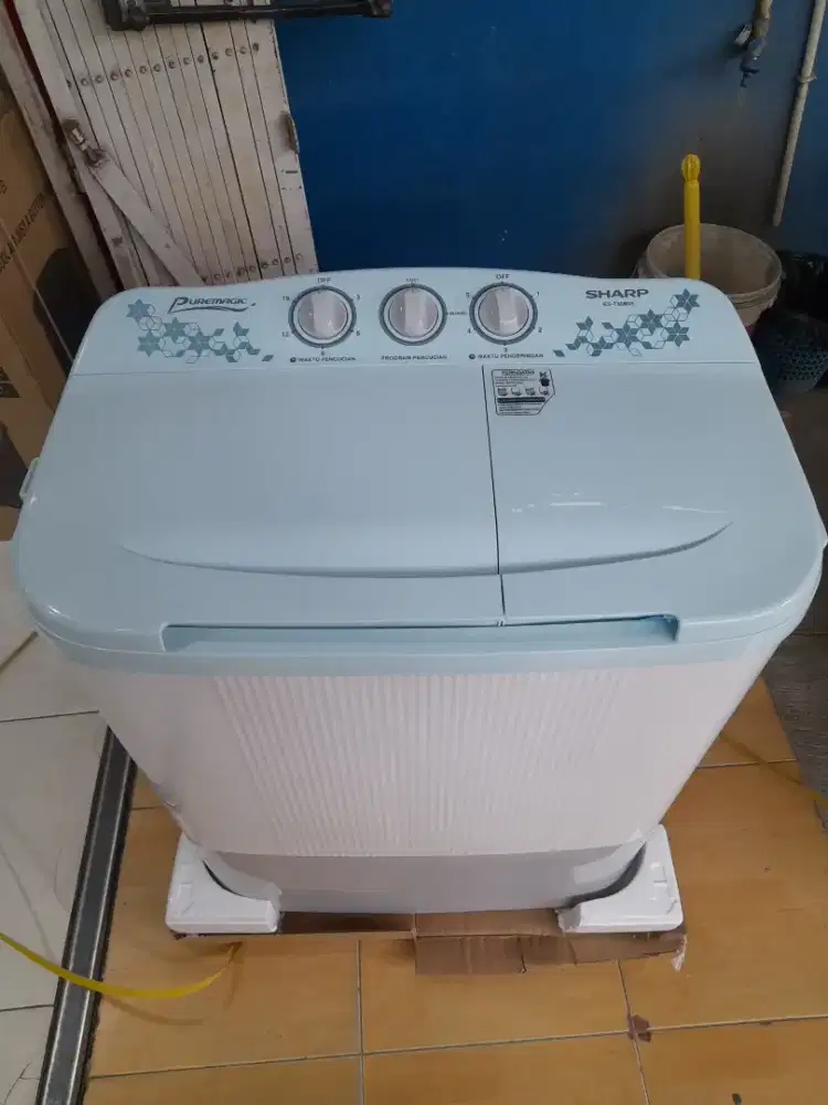 MESIN CUCI SHARP ES-T80MW 8kg