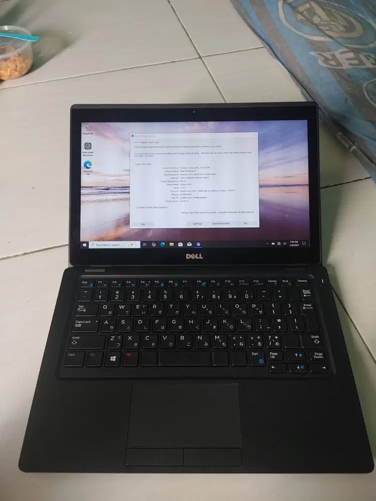 Laptop Dell Latitude 5280 core i7 touchscreen (thinkpad/elitebook)