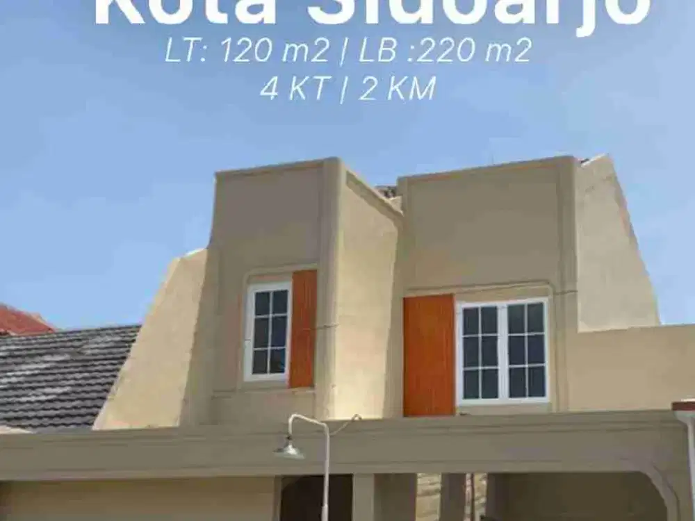 Dijual rumah pusat kota sidoarjo murah siap huni