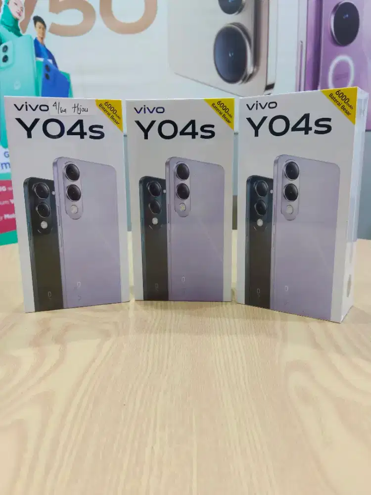 VIVO Y04s 4GB/64GB & 4GB/128GB Garansi Resmi