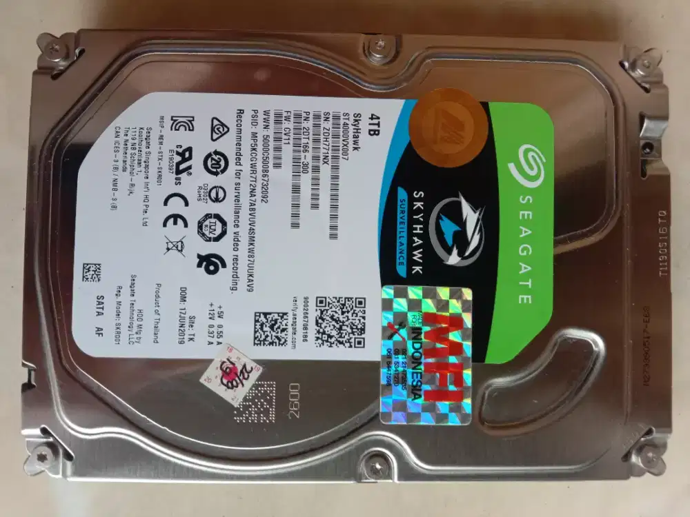 Hardisk 4tb seagate