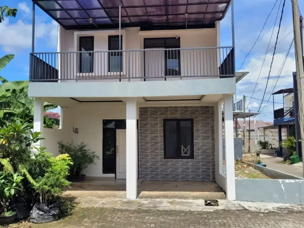 Rumah 2 Lantai Dalam Mini Cluster – Sukahati, Cibinong Bogor [AR210]