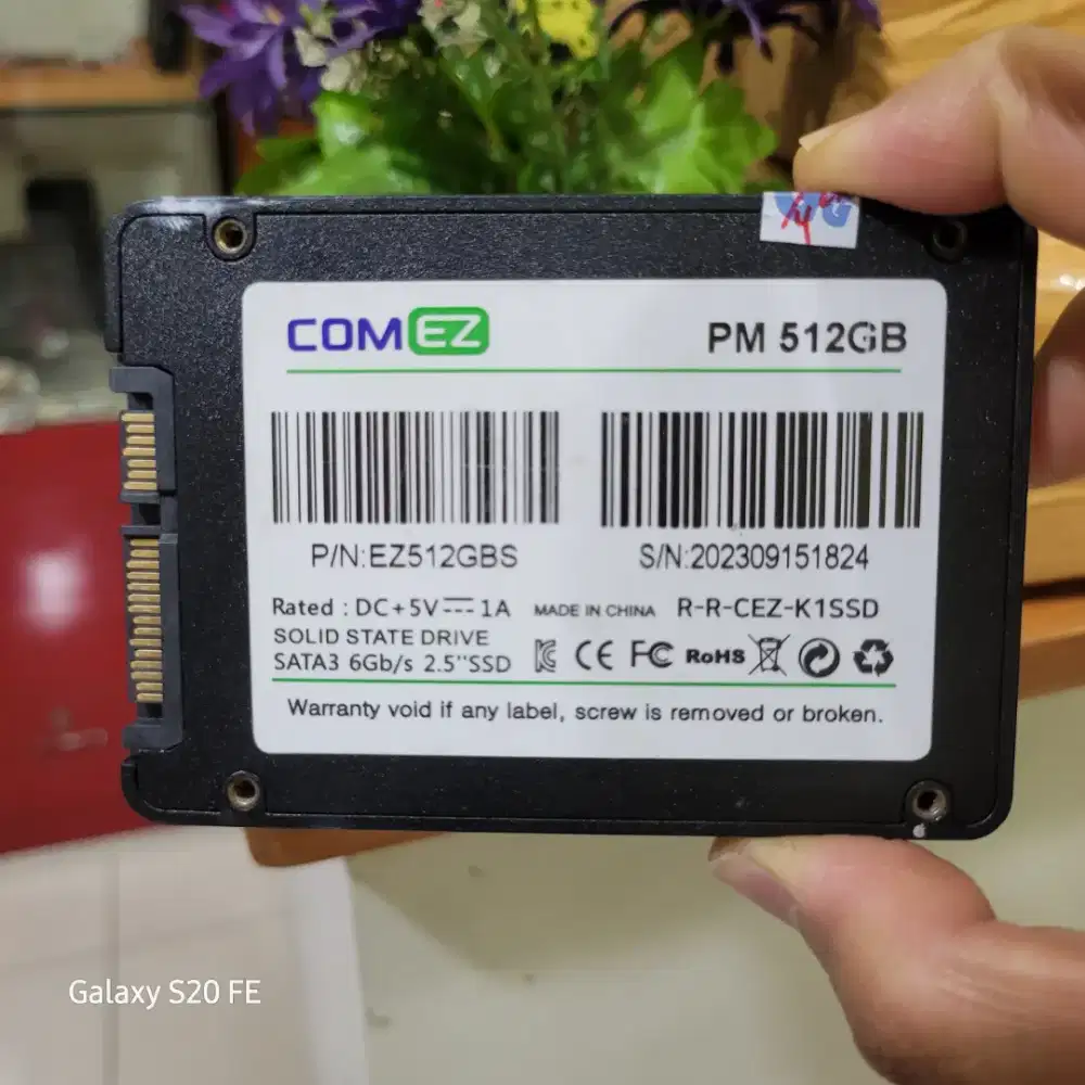 SSD Sata 512Gb Korea seken nominus