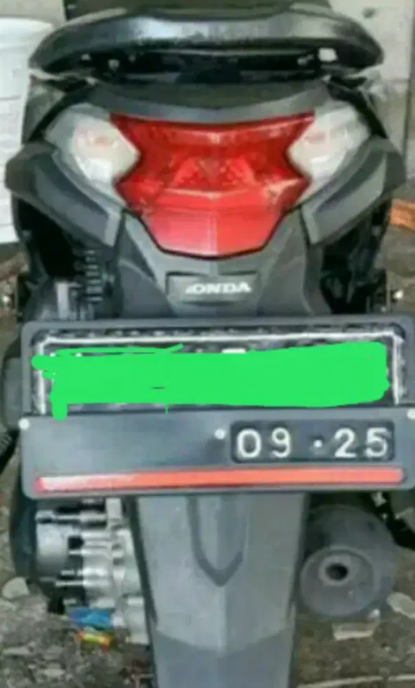 Tempat plat nomor motor, model sama dgn ori Honda - Plat motor Honda