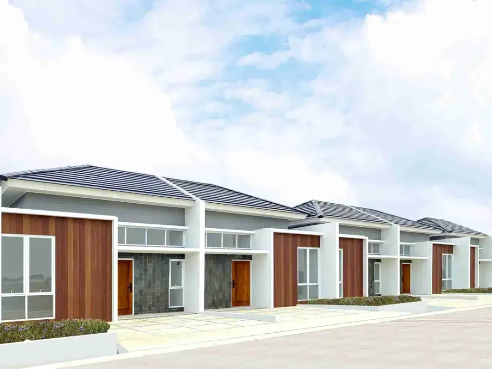 Rumah minimalis modern berada dikawasan strategis dengan fasilitas lengkap