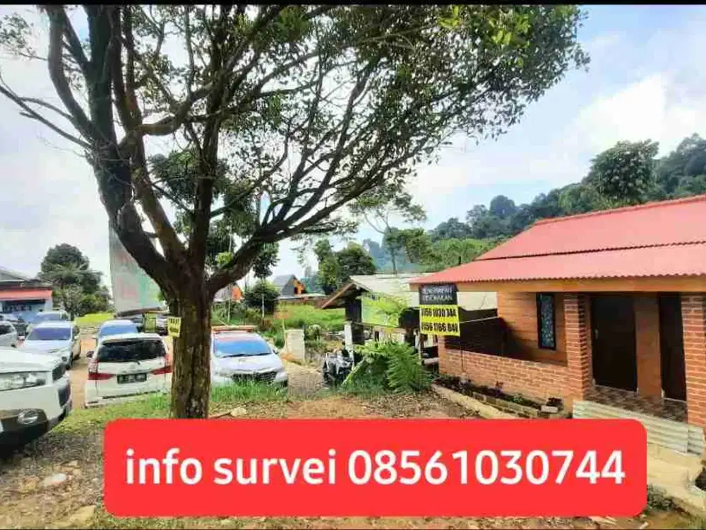 villa murah di kawasan wisata gunung bunder bogor hny 150jt jamin betah