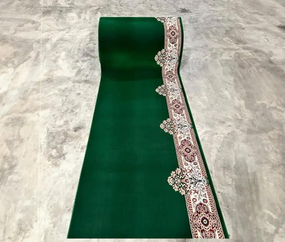 STOCK BARU! KARPET MASJID KUALITAS BENANG LEMBUT & TEBAL MURAH SBY