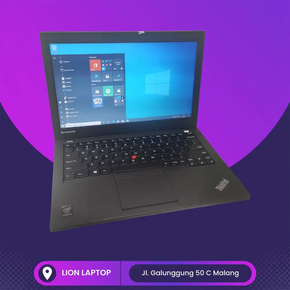 RAM 8GB SSD 256GB Core i5 Murah Lenovo Thinkpad X240 [28|10]