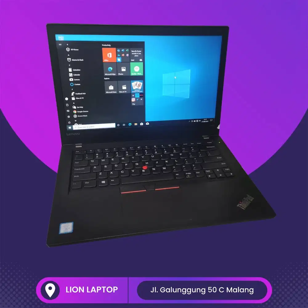 RAM 16GB Core i5 Gen7 SSD 256GB Lenovo Thinkpad T470 [28|10]