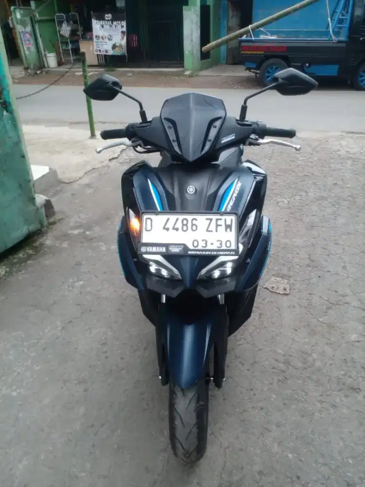 DIJUAL YAMAHA AEROX ALPHA 155 THN 2025 WARNA BIRU HITAM