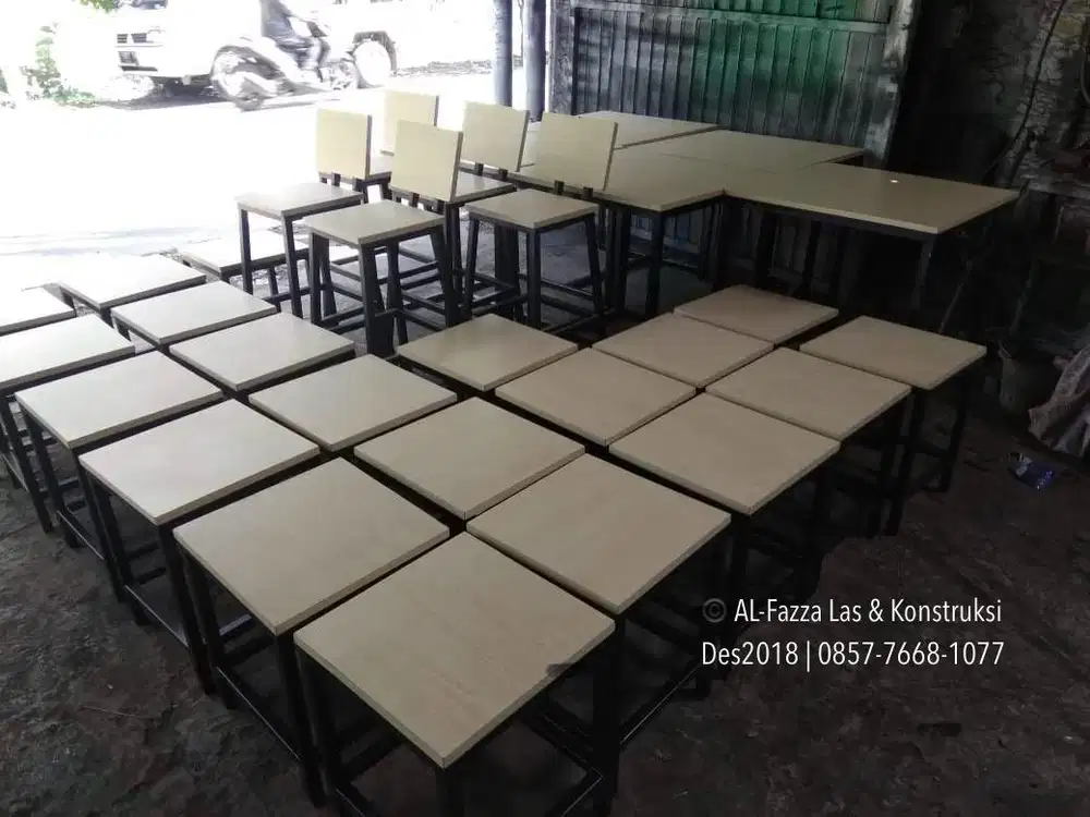 SET MEJA KURSI CAFE/RESTO MINIMALIS MURAH & TERBARU