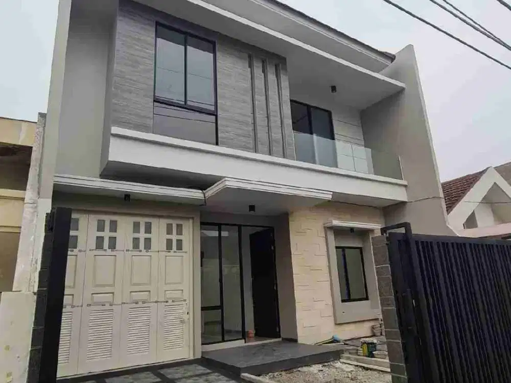 RUMAH BARU LOKASI DI MANYAR KERTOADI KEC. KLAMPIS DIJUAL MURAH 2 LANTAI