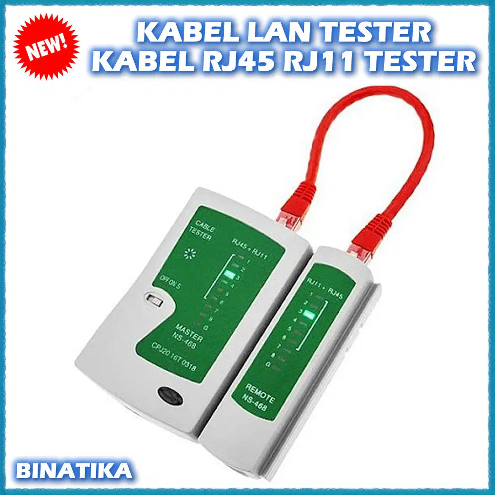 KABEL LAN TESTER - KABEL RJ45 RJ11 TESTER