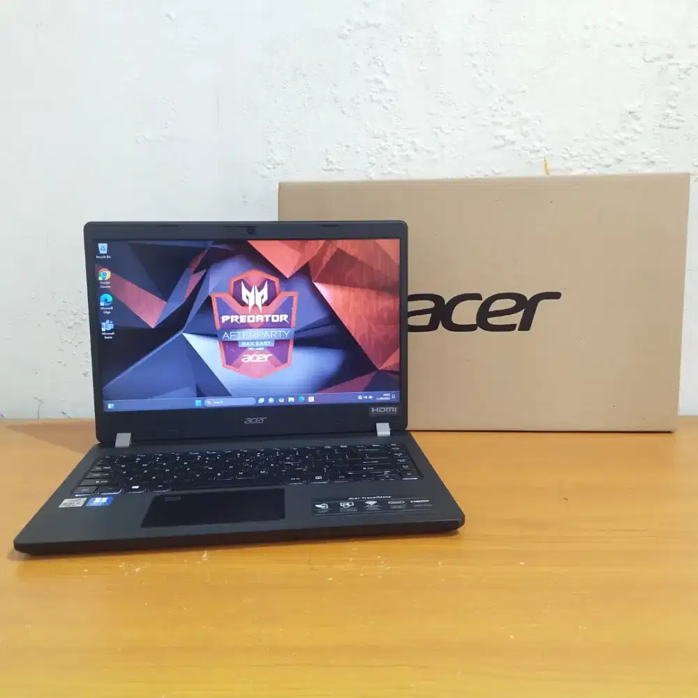 Laptop Acer Travelmate P214 Core i5 10th Gen Slim Mulus