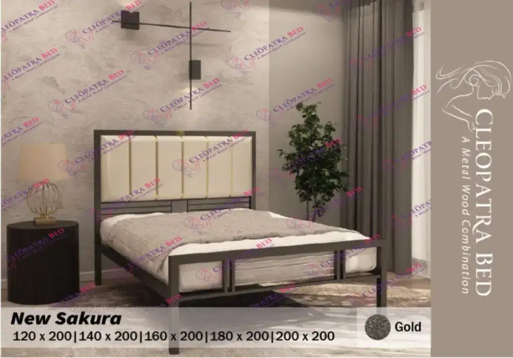 New Ranjang Besi Cleopatra Sakura 160