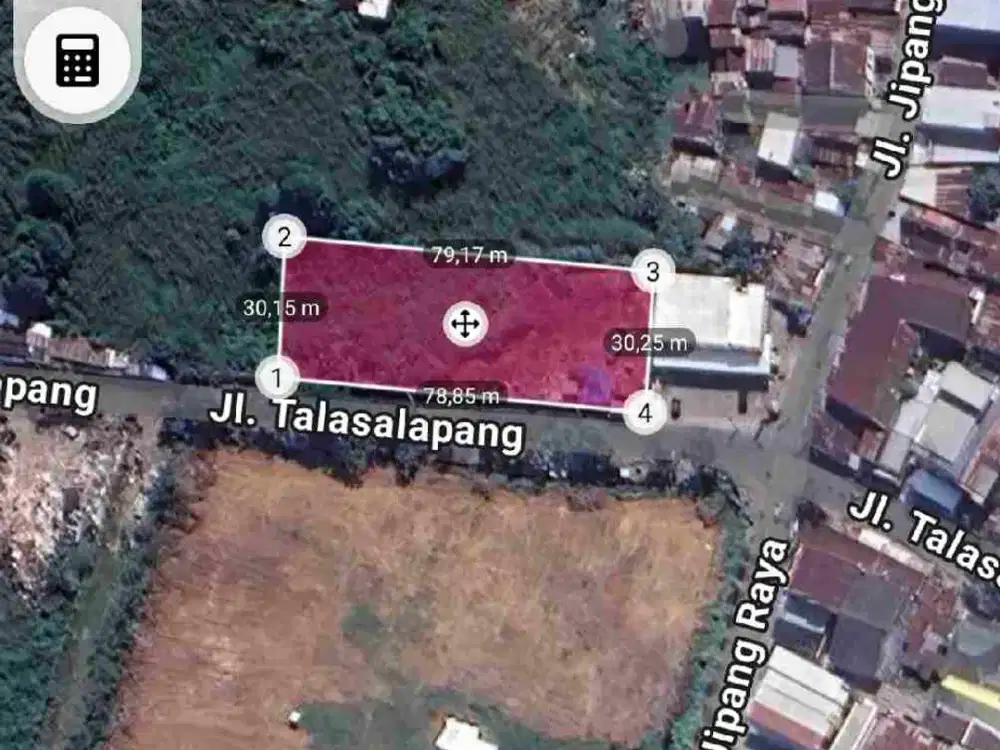 Di sewakan Tanah jl Talasalapang, cocok lapangan Padel