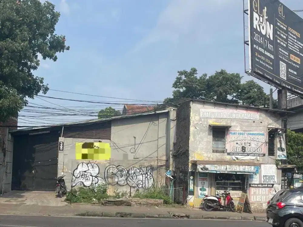 DILELANG Murah siap huni SHM Gudang dan Kantor Mainroad Jl Kopo No 345, bandung