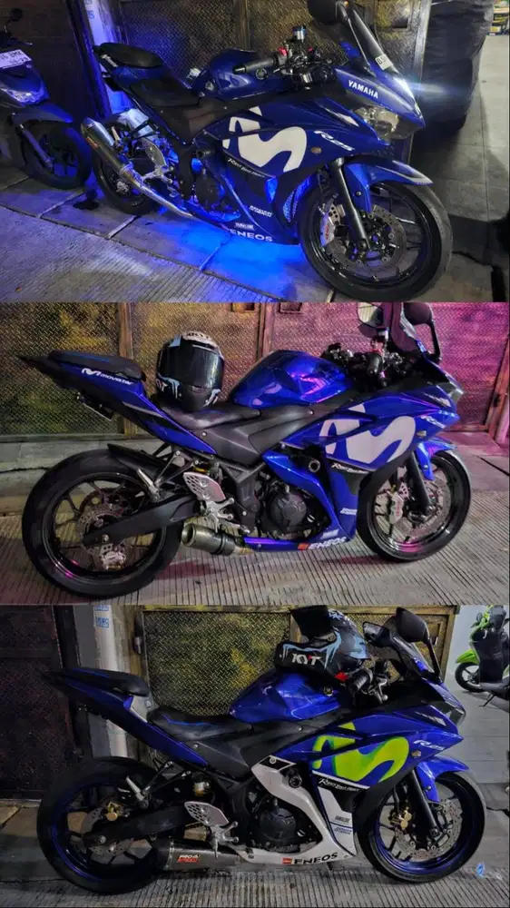 Yamaha R25 Edisi Movistar 2016 Modifikasi