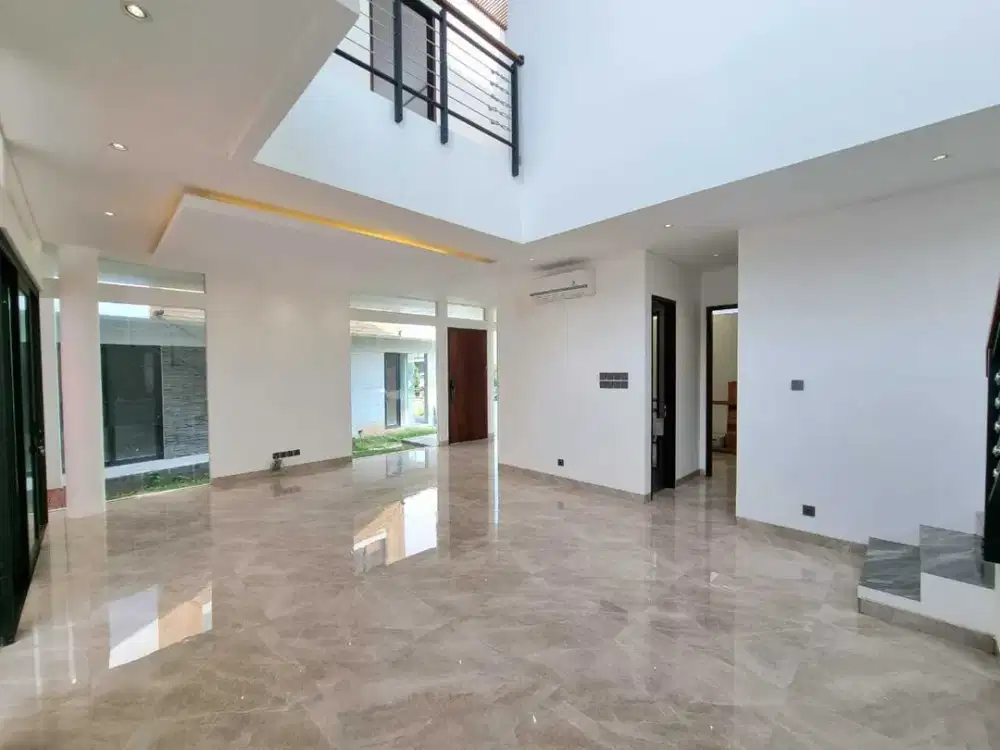 Rumah baru mewah Icon Cosmo di BSD Facade Modern