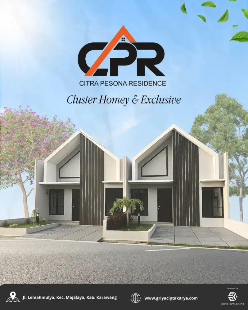 Ekslusif Rumah baru cluster CITRA PESONA RESIDENCE 2jt all in