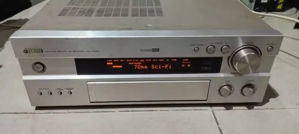 Amplifier AVR Yamaha RX-V1200 tanpa remote