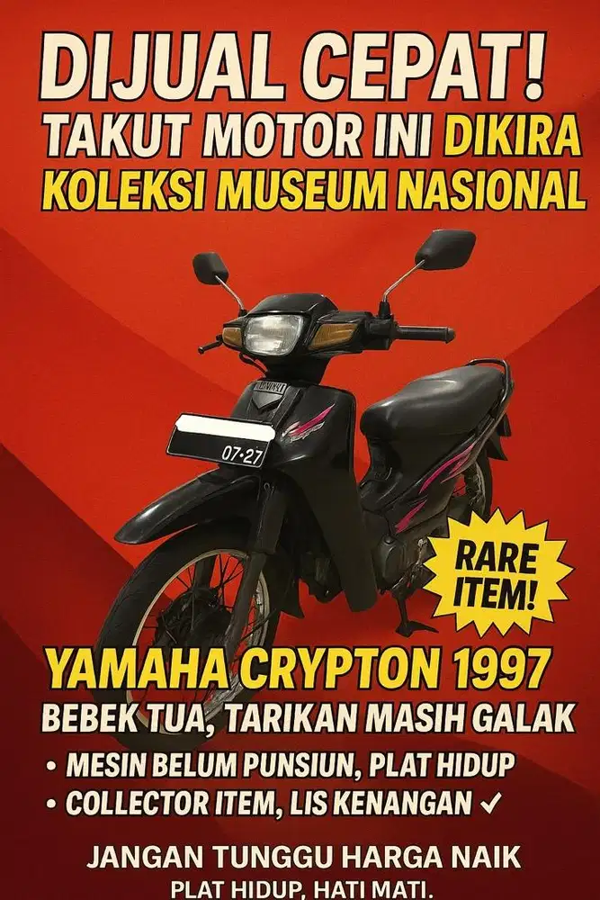 Jual Cepat! Takut dikira Koleksi Museum Nasional!