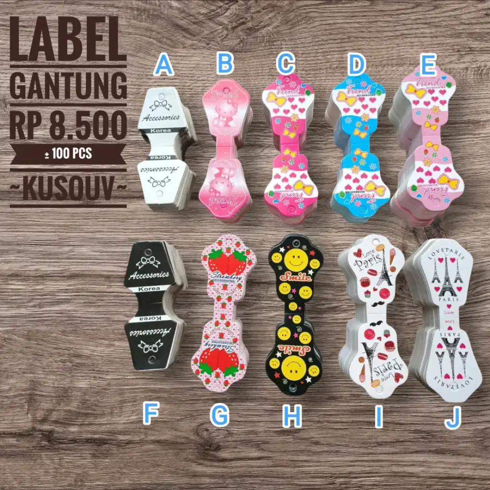 Hangtag/Label Gantung/Handtag