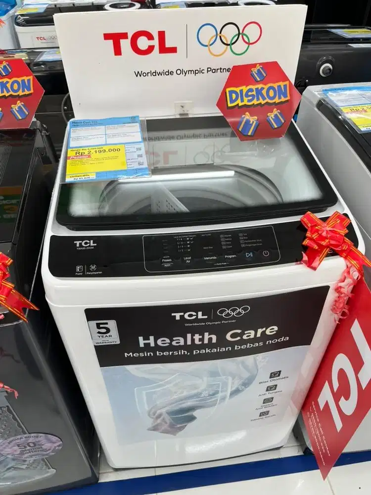Mesin cuci TCL Bisa dicicil
