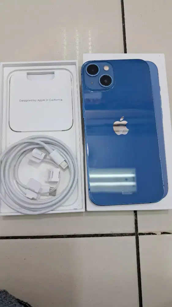 Iphone 13 128 biru second