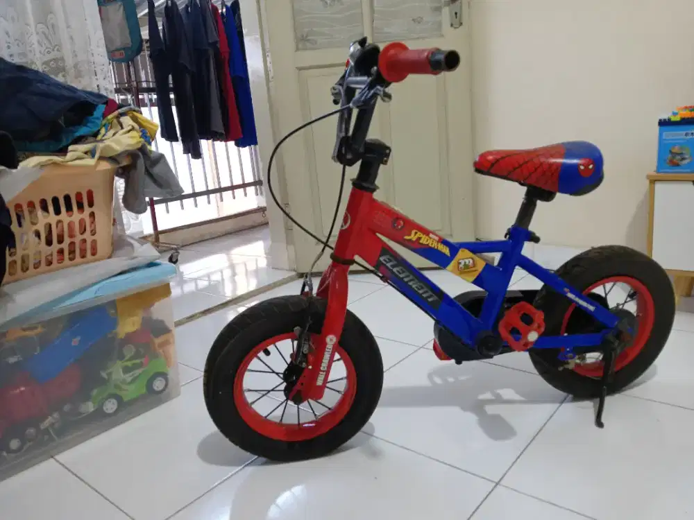 Sepeda Element Spiderman Anak Usia 4-6 Tahun