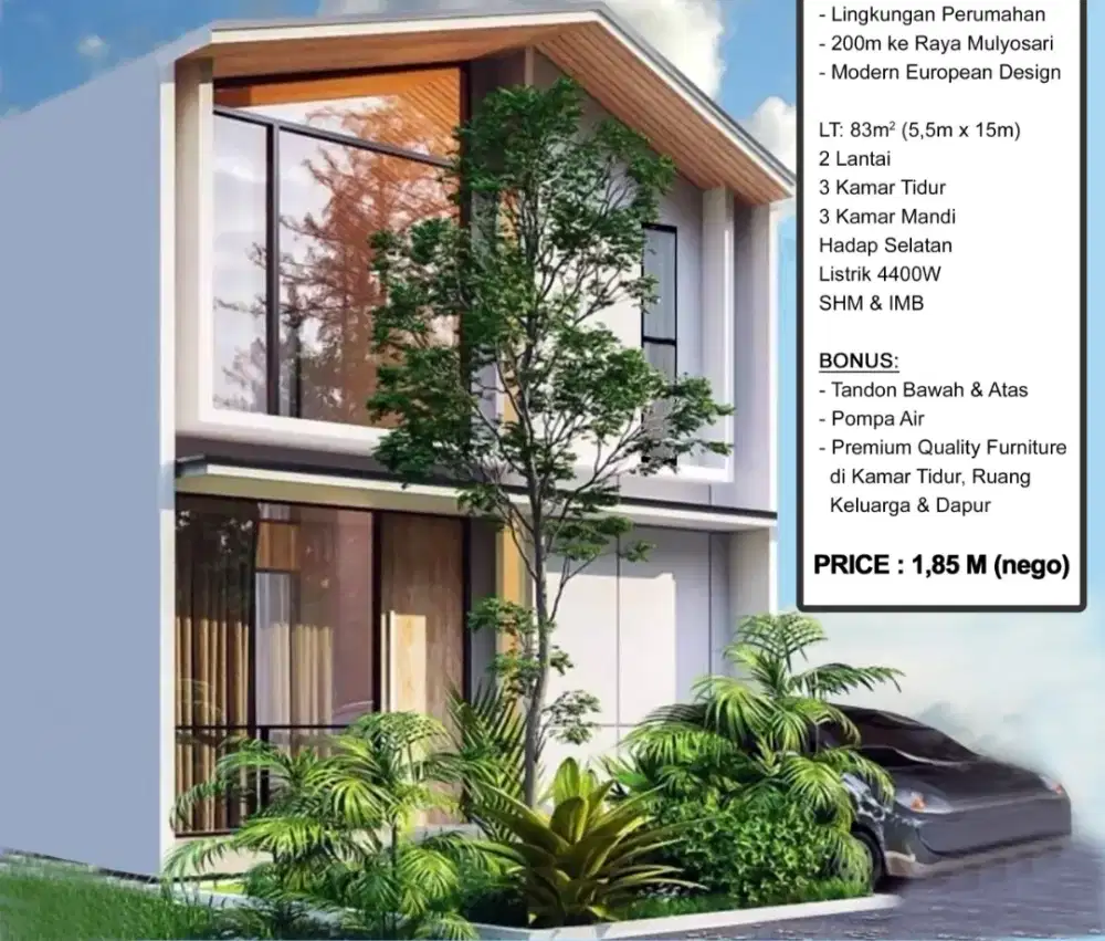 NEW READY Mulyosari dkt Sutorejo Pakuwon Babatan Pantai Mentari Lebak