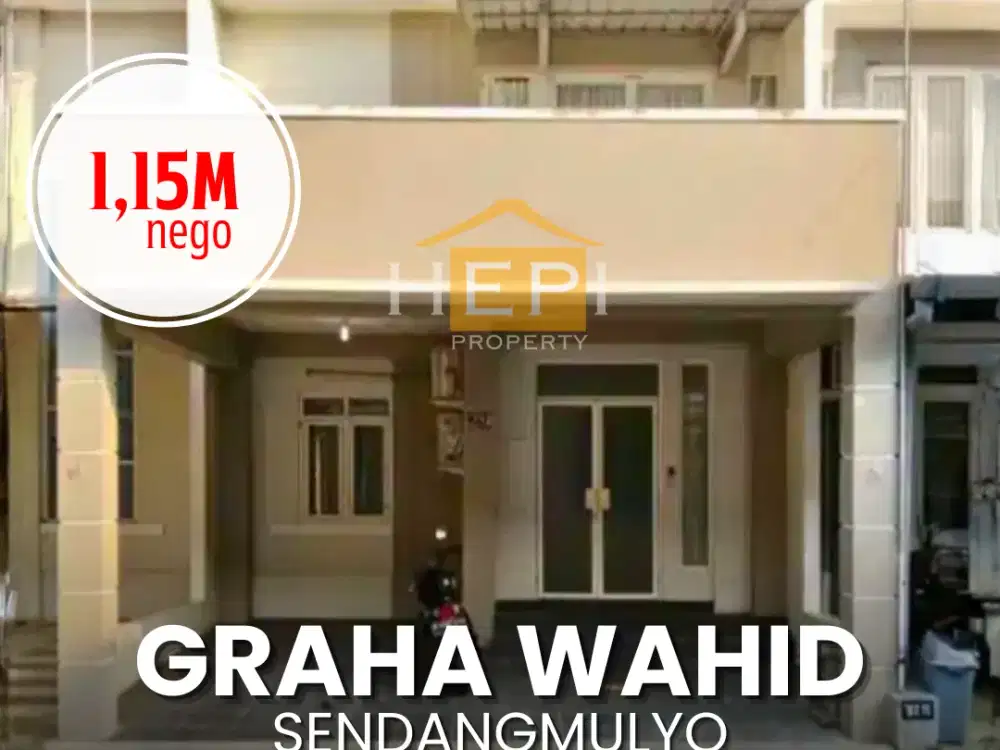 Dijual Rumah Siap Huni Cluster Graha Wahid Sendangmulyo Tembalang Semarang