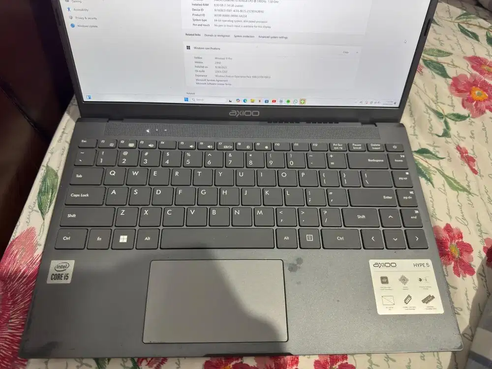 Laptop second Axioo Hype 5 intel core i5
