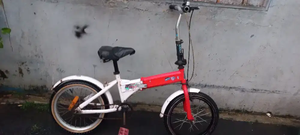 Sepeda lipat anak uk 16 siap pakai