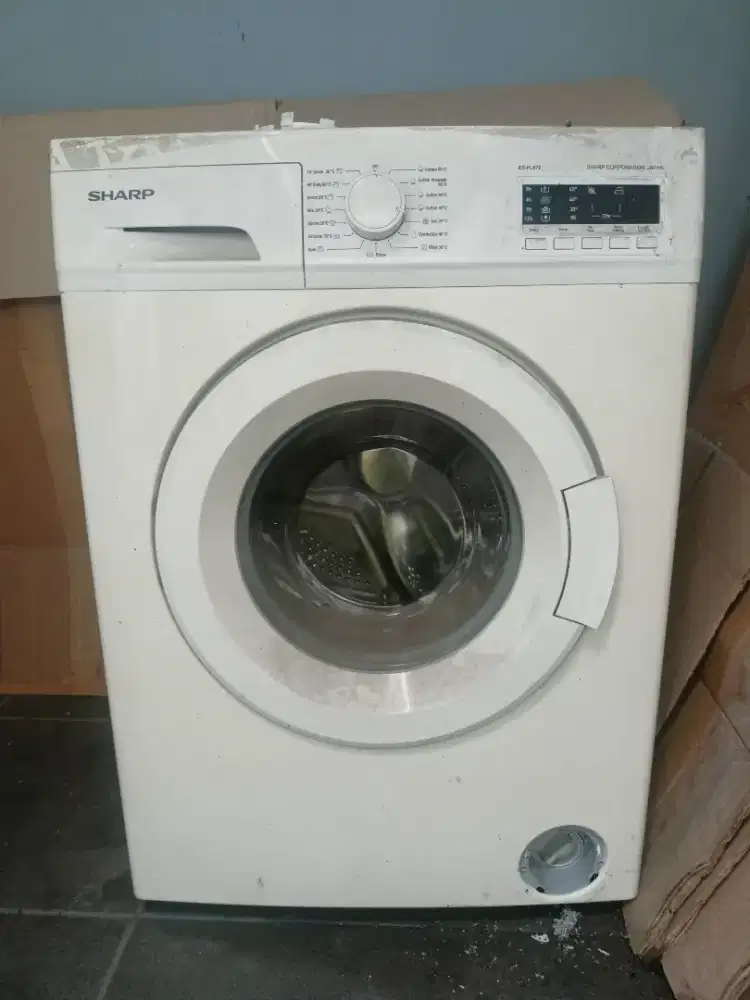 Mesin cuci 1 tabung sharp, minus ga mau muter yang lain aman
