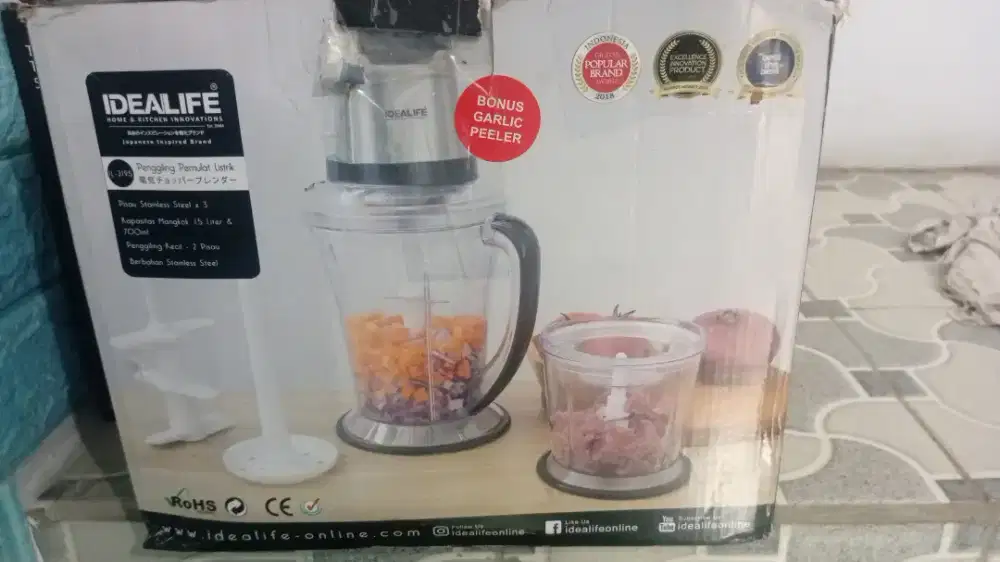 Idealife electric chopper blender