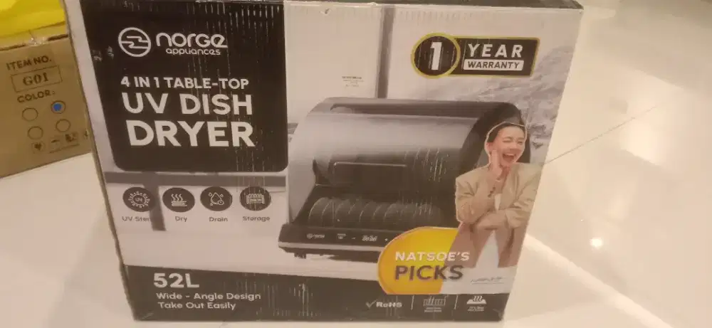 Norge 4 in 1 table top UV Dish Dryer