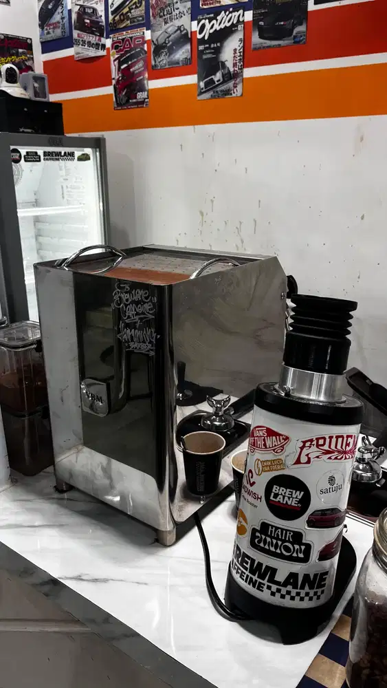 Mesin Espresso VBM Domobar Super & Grinder DF64: Mesin Penggiling Kopi