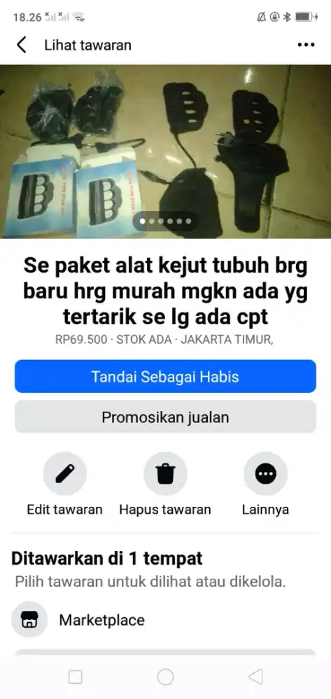 Se paket alat terapi tubuh serba guna brg baru hrg murah cpt dpt yah