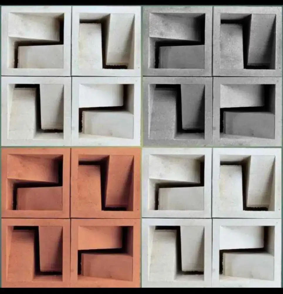 Roster beton minimalis modern